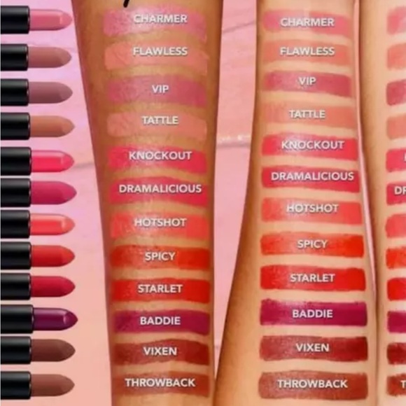 Two Tubes!! BNIB Color Street Lipstick Bundle - 301 Baddie Colorstreet NEW - Picture 7 of 9